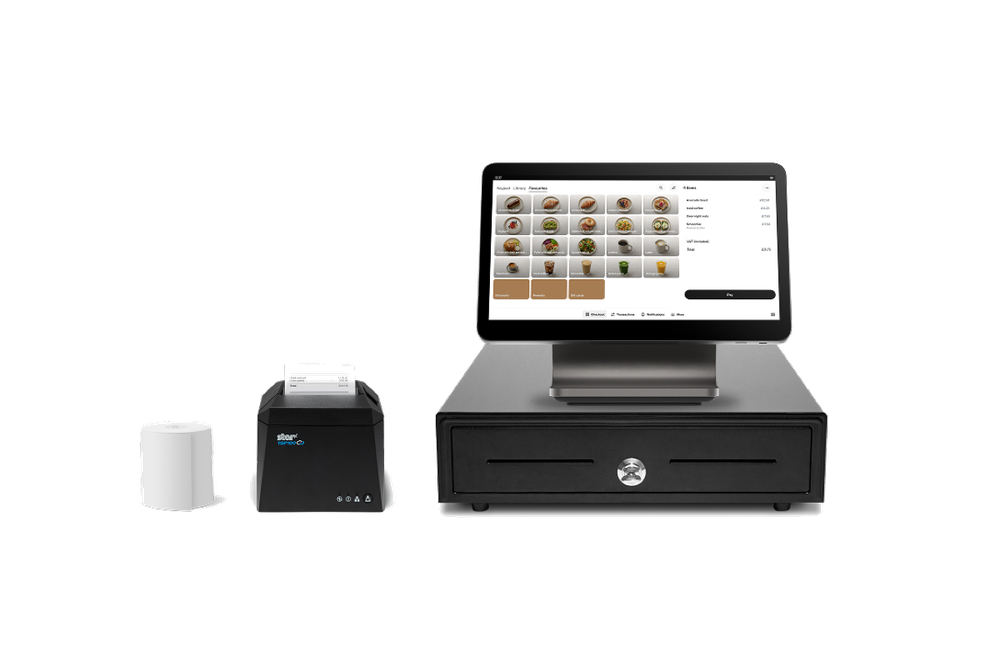 Square Register kit with cash drawer and receipt printer